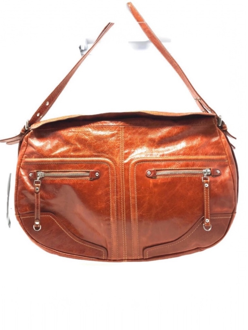 NUOVEDIVE, large leather hobo purse, made in Italy, NWOT